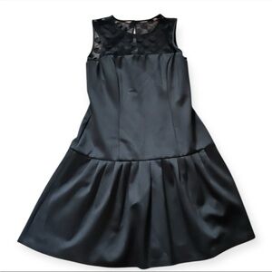Eliza J Black Fun Flirty Cocktail Party Dress  6 NWOT